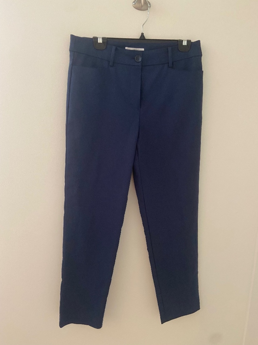 Navy blue tailored pants